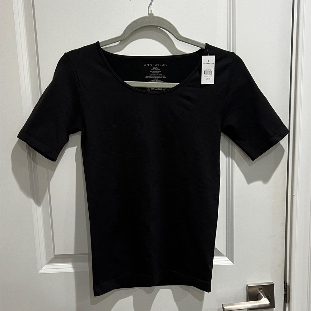 Ann Taylor Classic Black Tee